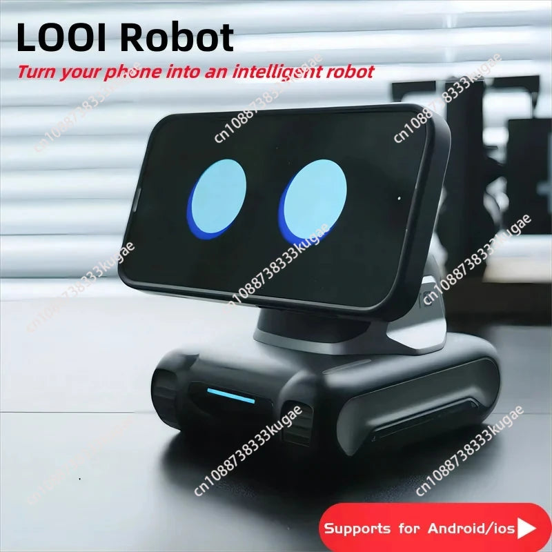 LOOI-Robot Toy, Transform Smartphone On Desktop, AI Gesture, Recognition, GPT Voice Interation,